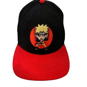 TOKIDOKI Shonen Jump Naruto Shippuden Anime Red/Black Snapback adjustabl Hat